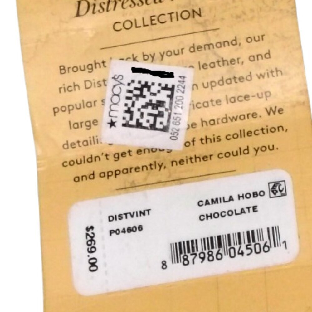 Patricia Nash vintage distressed leather Camila hobo shoulder bag - Picture 7 of 7